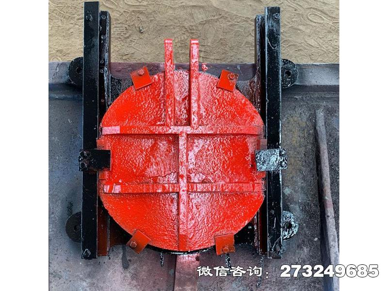 宝山手电两用铸铁镶铜圆闸门